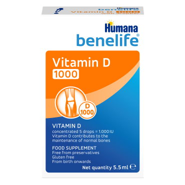 Benelife Vitamin D3 1000IU, 5.5ml