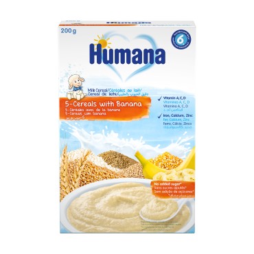 Milk Cereal with Banana, 200g