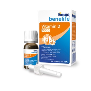 Benelife Vitamin D3 1000IU, 5.5ml