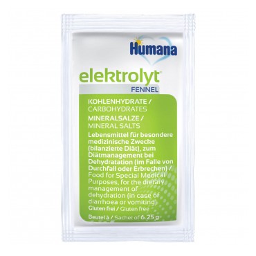 Humana Elektrolyt, Fennel, 6.25g