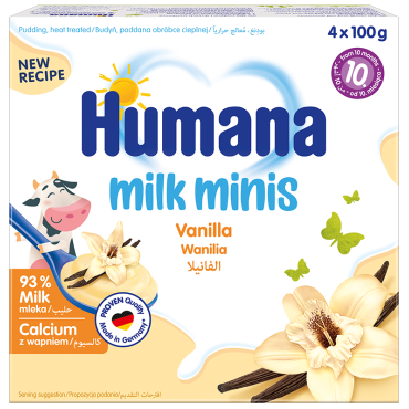 milk minis Վանիլ, 4x100գ