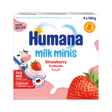 milk minis Ելակ, 4x100գ...